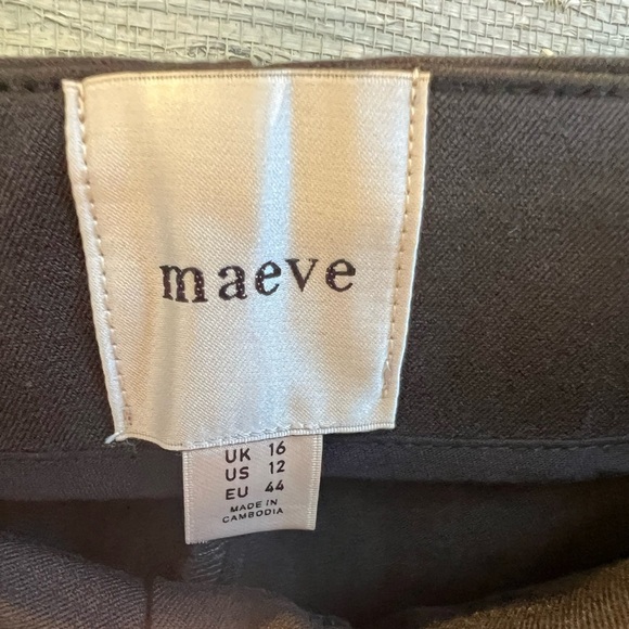 NWT new Anthropologie Maeve embellished micro shorts 6 black white embroidered - Picture 10 of 17